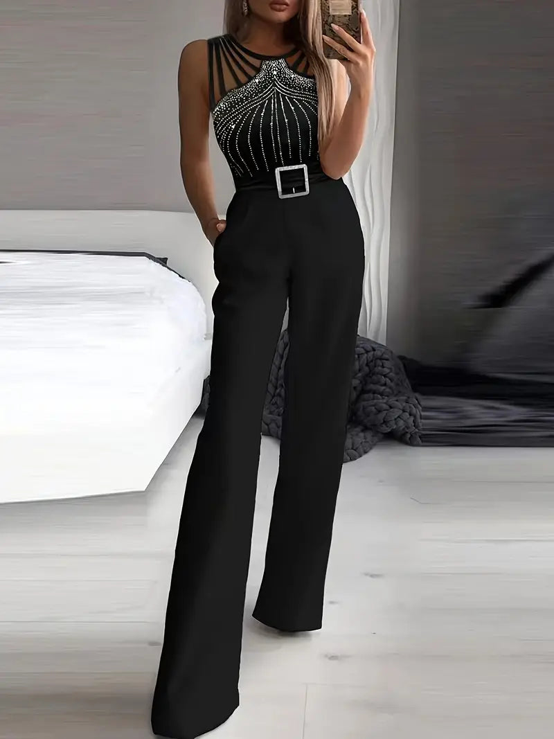 Hestia™ | Sleeveless Wide-Leg Jumpsuit