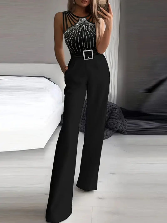 Hestia™ | Sleeveless Wide-Leg Jumpsuit