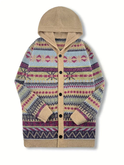 Serenelle™ | Elegant Hooded Cardigan