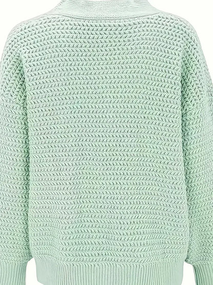 Faylinn™ | Long Sleeve V-Neck Cardigan