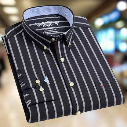 ButtonEase™ | Oxford-overhemd voor heren met enkele zak