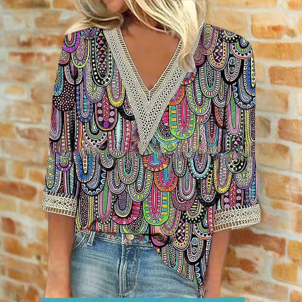 Kinley™ | Chic Floral Blouse