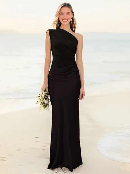 Isha™ | One Shoulder Maxi Dress
