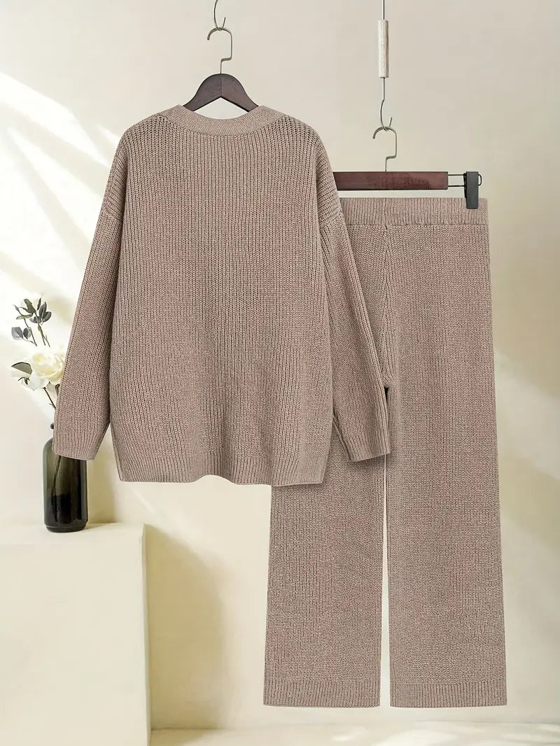 Bellara™ | Elegant Cardigan and Pants