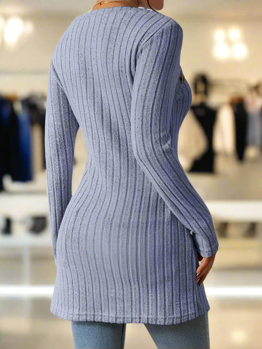 Georgia™ | Asymmetrisch geribd top