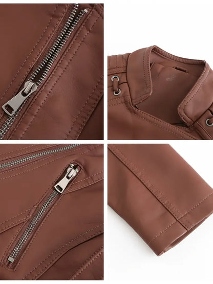 Branna™ | Zippered Biker Jacket