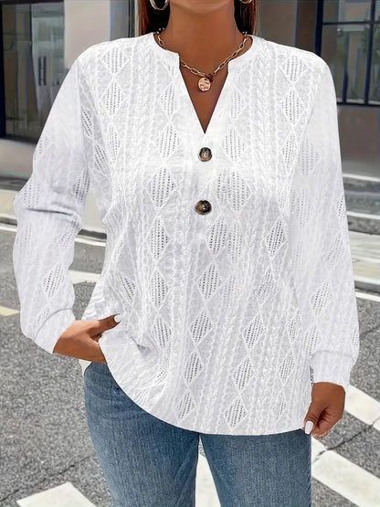 Zafrina™ | Elegant V-Neck T-Shirt