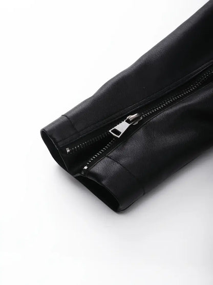 Jorisa™ | Everyday Zippered Leather Jacket