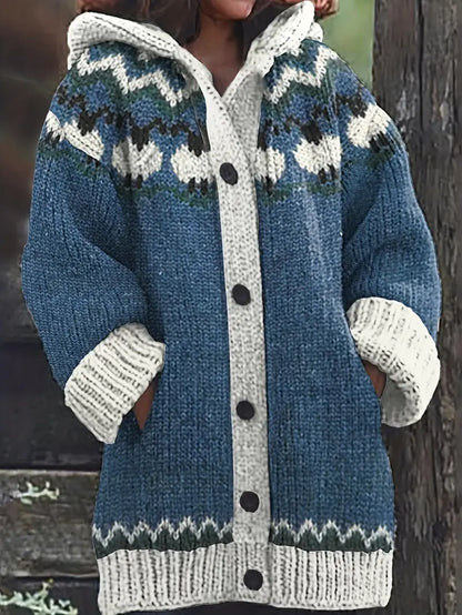 Kyrisa™ | Casual Forest Pattern Cardigan