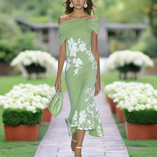 Elanira™ | Soft Floral Gown Dress