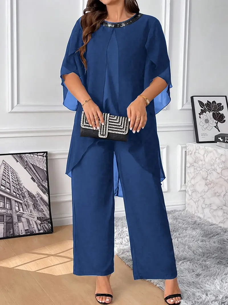 Evette™ | Luxe Sequin Two-Piece Set