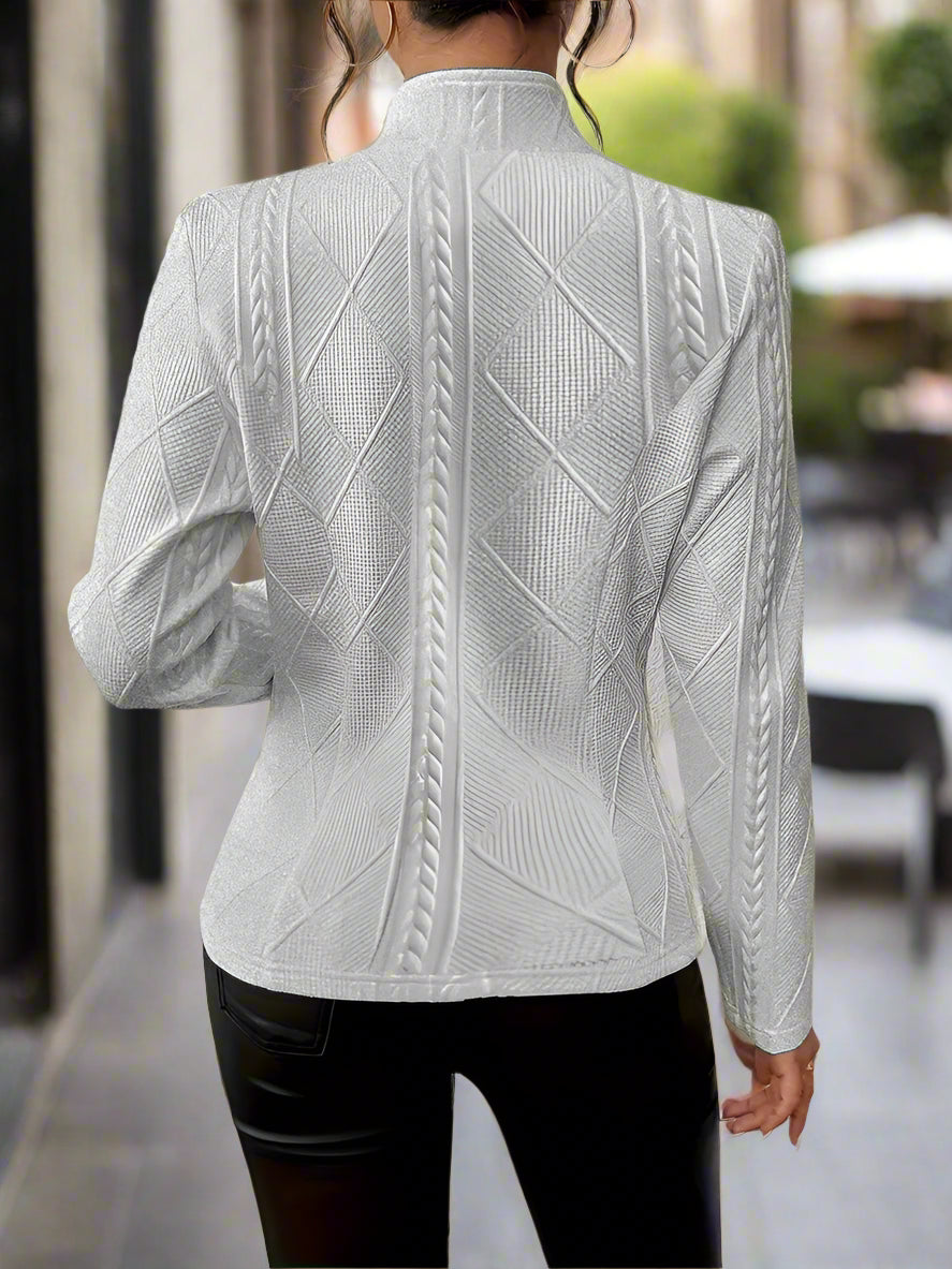 Juniper™ | Textured Button-Up Blazer
