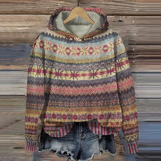 Araminta™ |  Retro Ethnic Hoodie