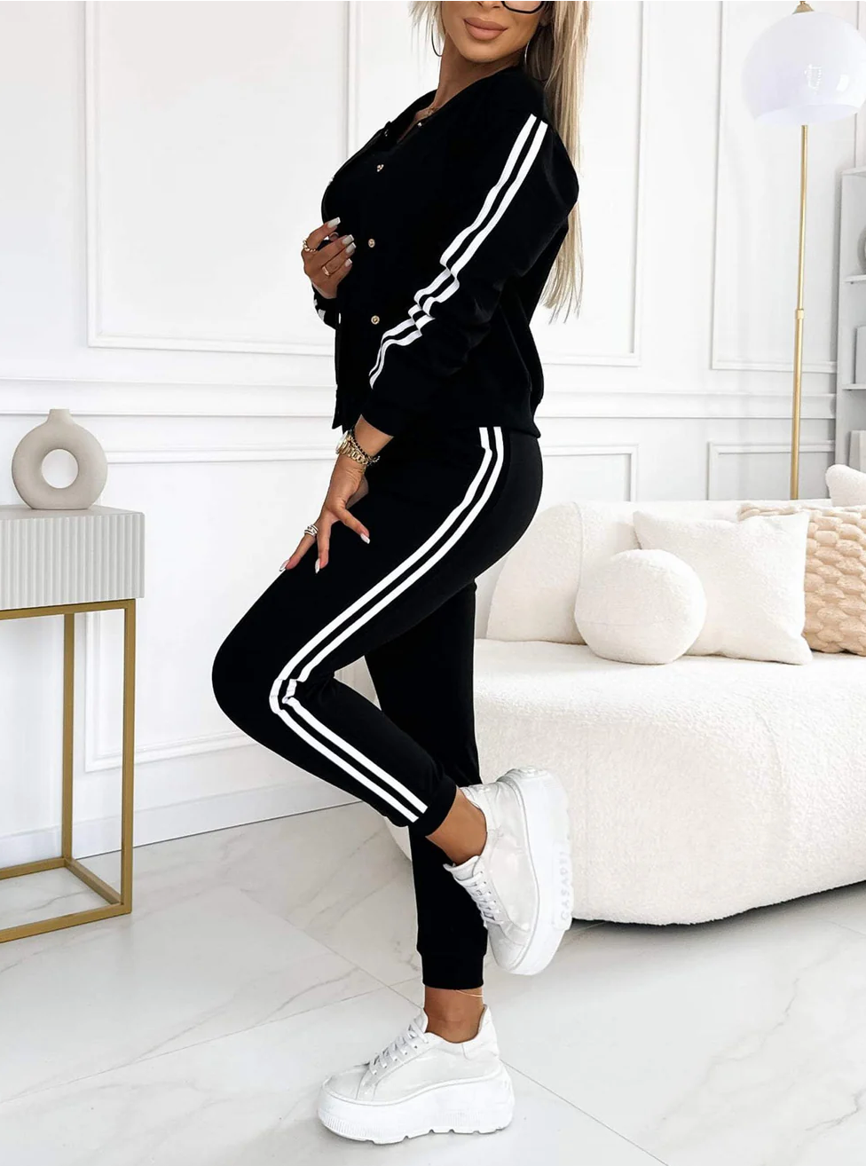 Kaida™ | Retro Sporty Tracksuit Set