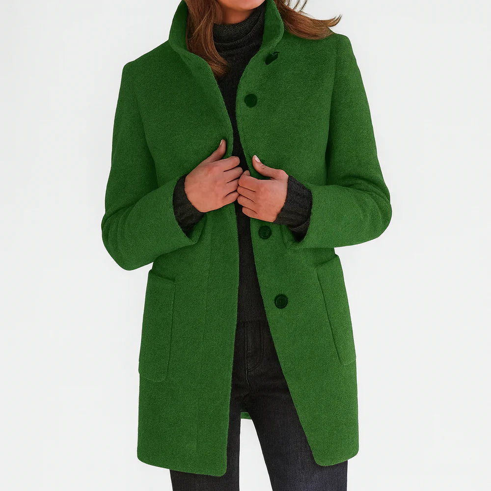 Felicity™ |  Elegant High Collar Coat