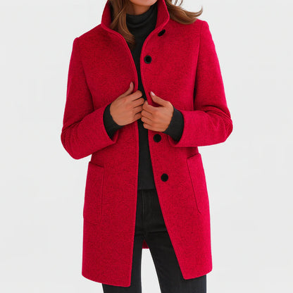 Felicity™ |  Elegant High Collar Coat