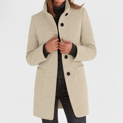 Felicity™ |  Elegant High Collar Coat