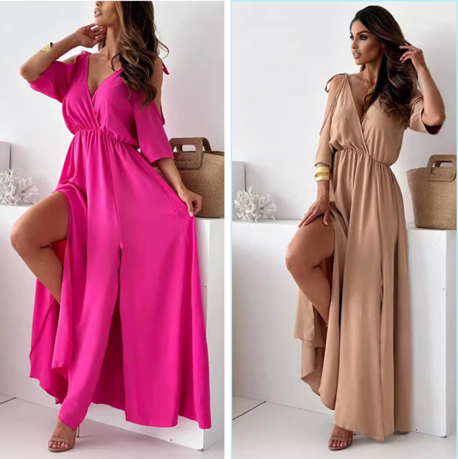 Calista™ | Elegant Side Slit Dress