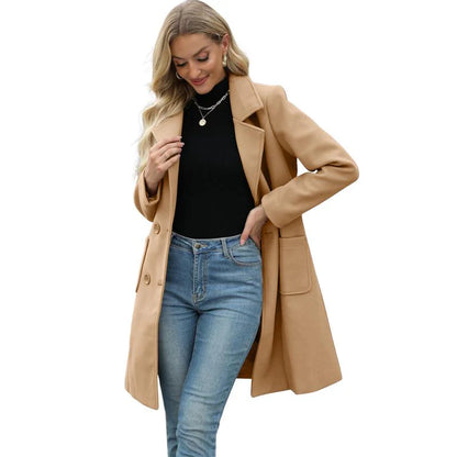Norielle™ | Casual Warm Blend Coat