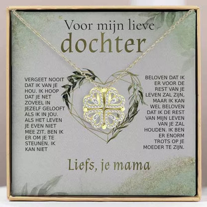 LYNN & CO | KlaverHarten Ketting - PRACHTIG & AUTHENTIEK