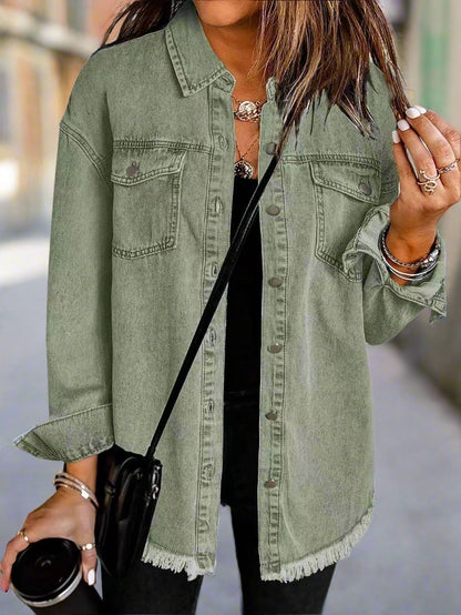 Amoria™ | Classic Denim Jacket for Everyday