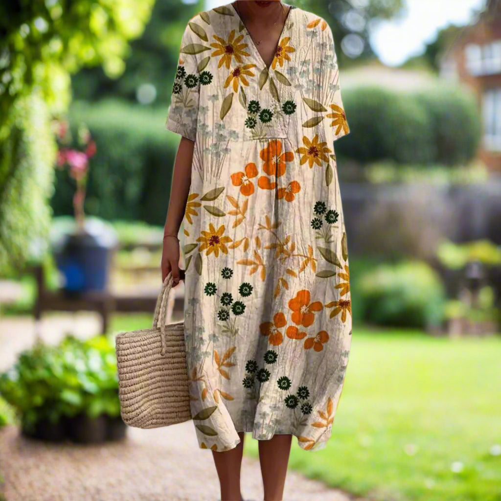 Mirella™ | Flowing Floral Dress
