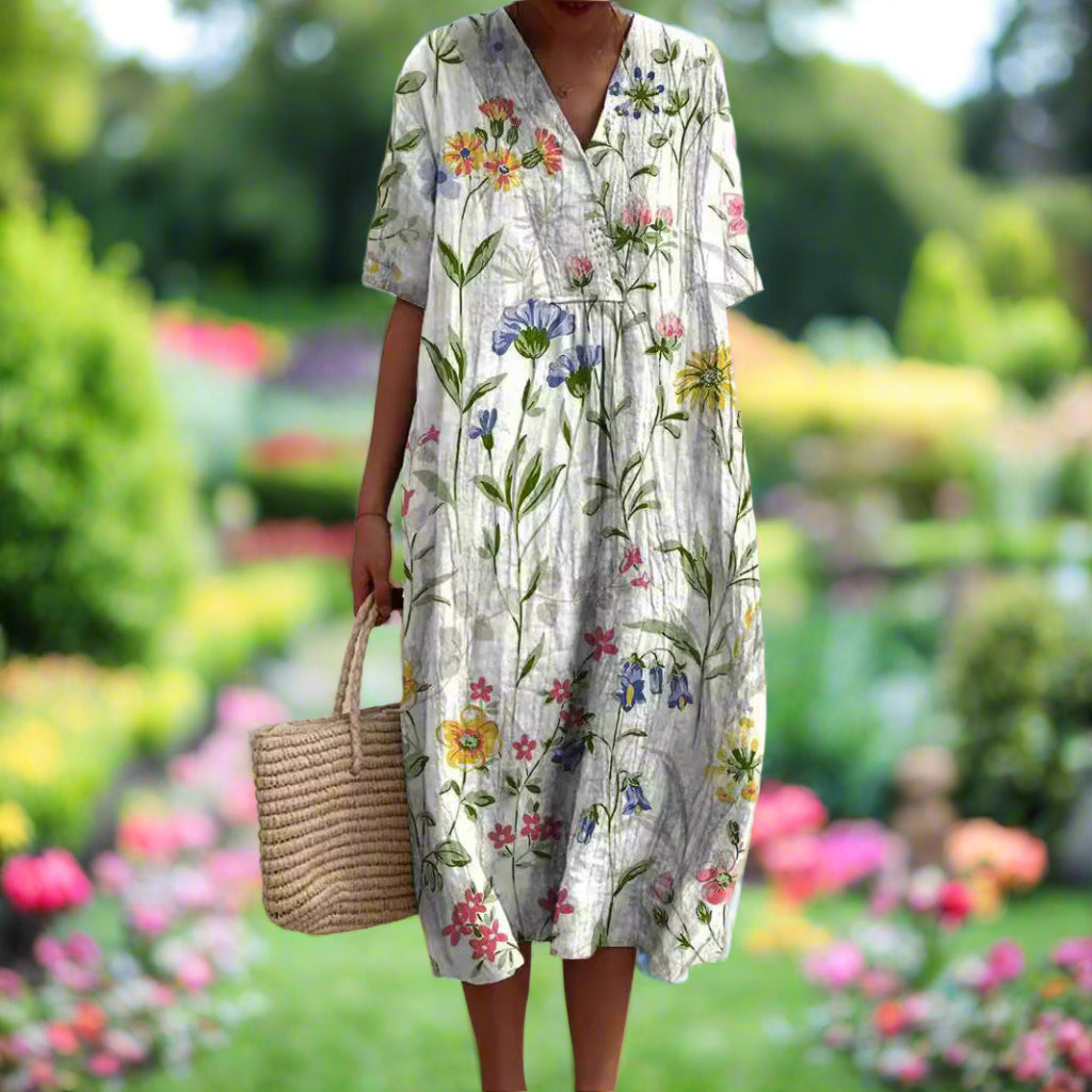 Mirella™ | Flowing Floral Dress