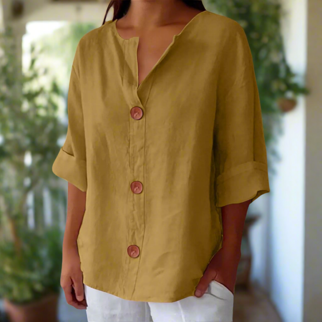 Mireva™ | Coastal Ease Blouse