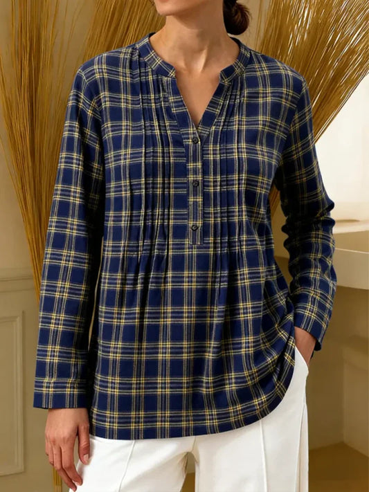 Ashira™ | Plaid Blouse