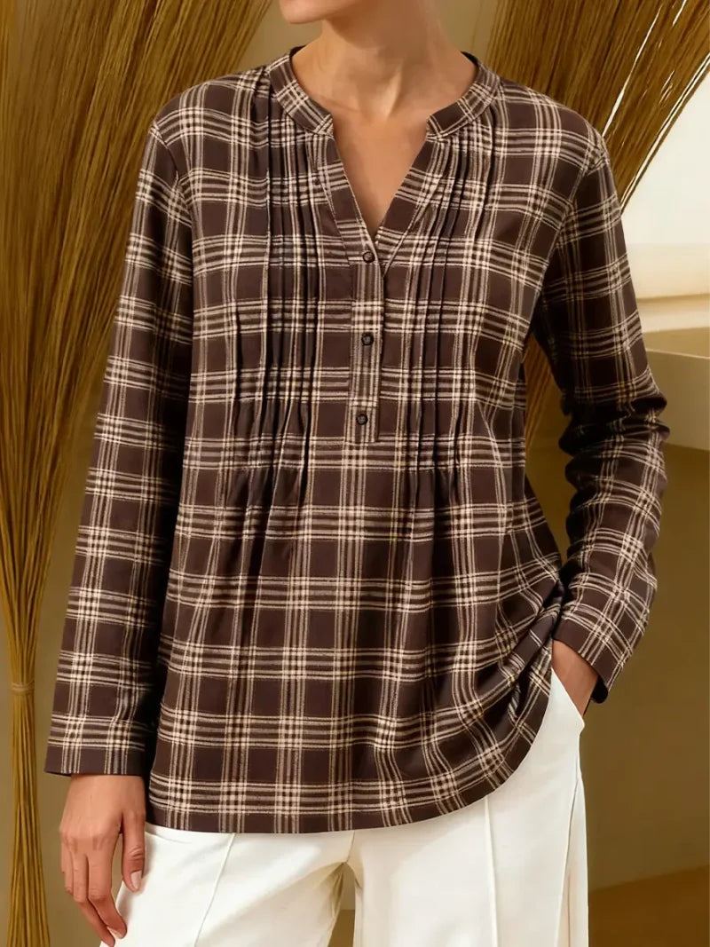 Ashira™ | Plaid Blouse