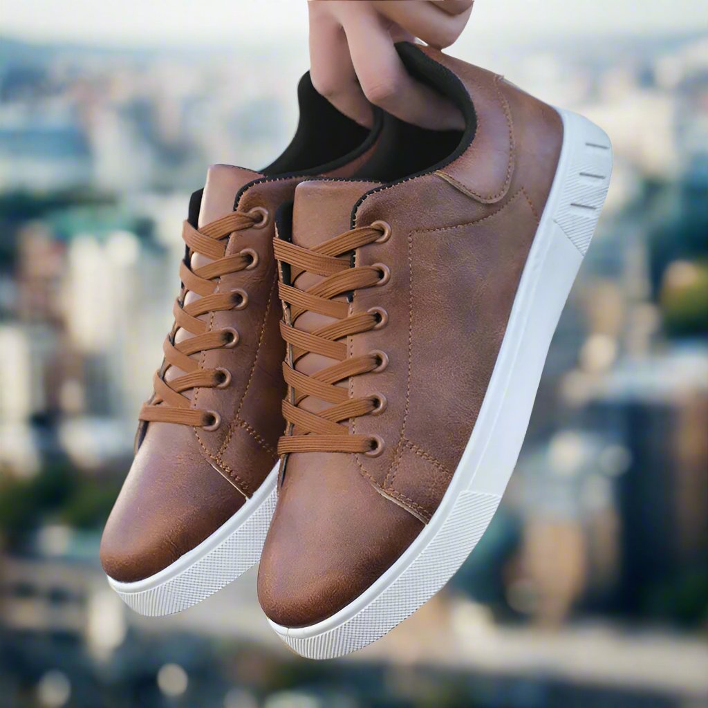 Lenni™ | Leren sneakers