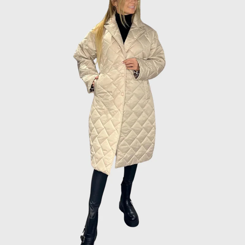 Evalina™ | Reversible Quilted Coat
