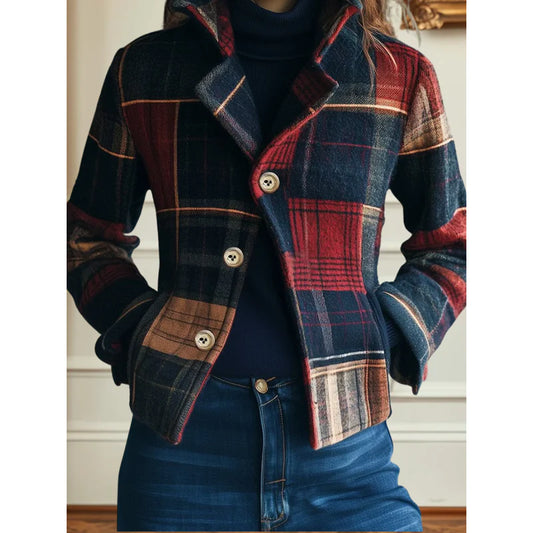 Quine™ | Stylish Checked Jacket