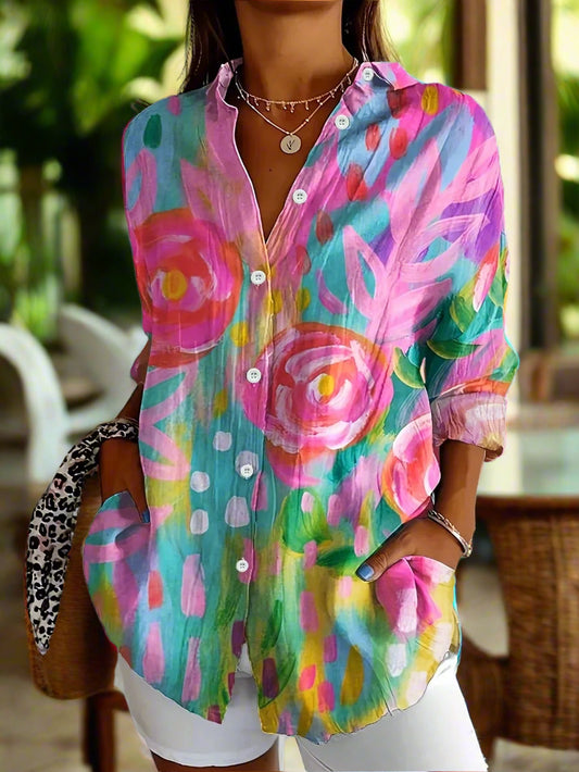 Calla™ | Bold Blossom Blouse