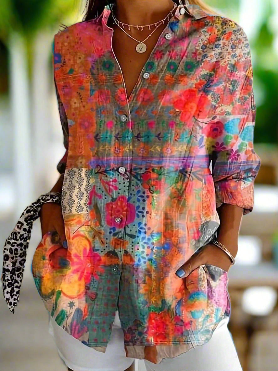 Calla™ | Bold Blossom Blouse