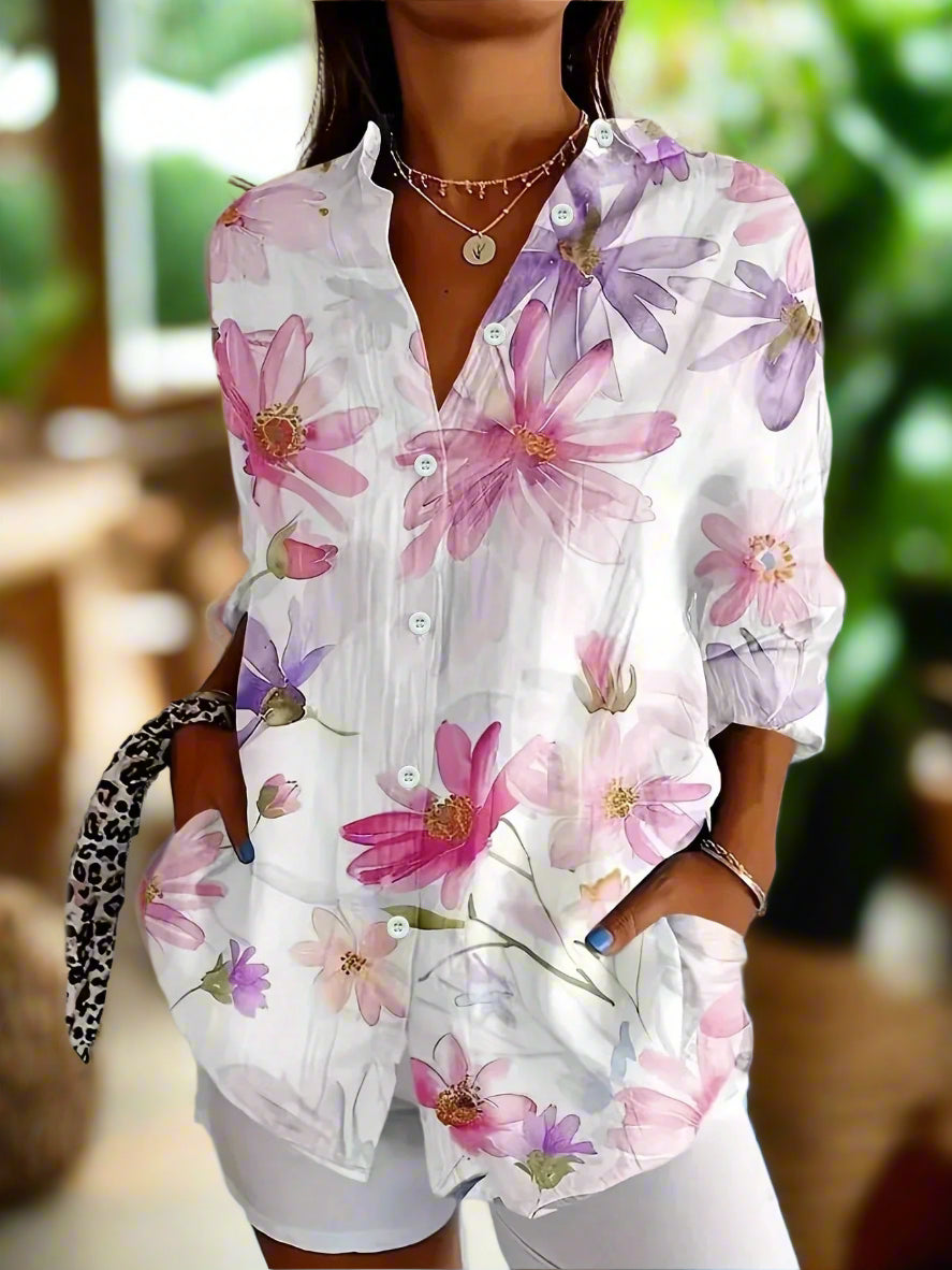 Calla™ | Bold Blossom Blouse