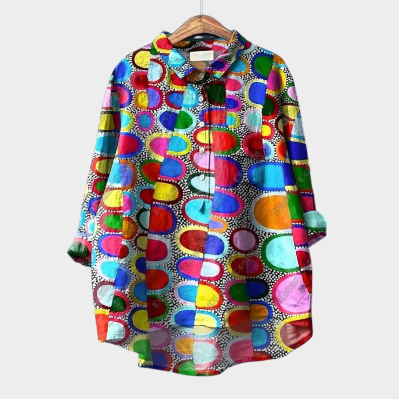 Genevieve™ | Oversized Floral Blouse