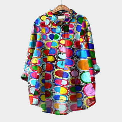 Genevieve™ | Oversized Floral Blouse