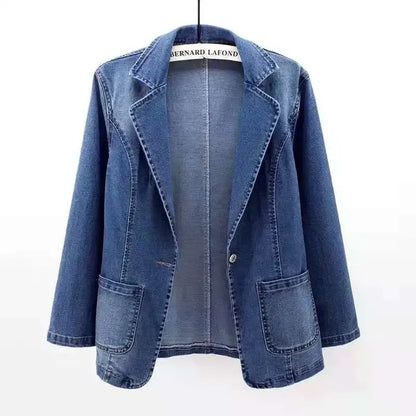 Uvara™ | Elegant Denim Jacket
