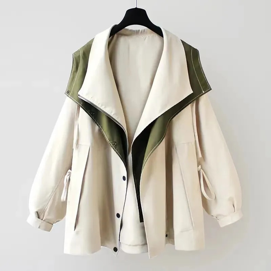 Adela™ | Two-Tone Oversized Jacket