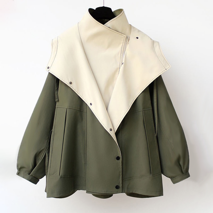 Adela™ | Two-Tone Oversized Jacket