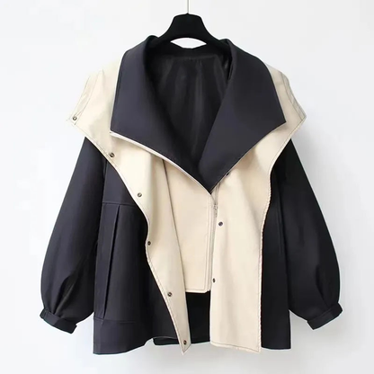 Adela™ | Two-Tone Oversized Jacket