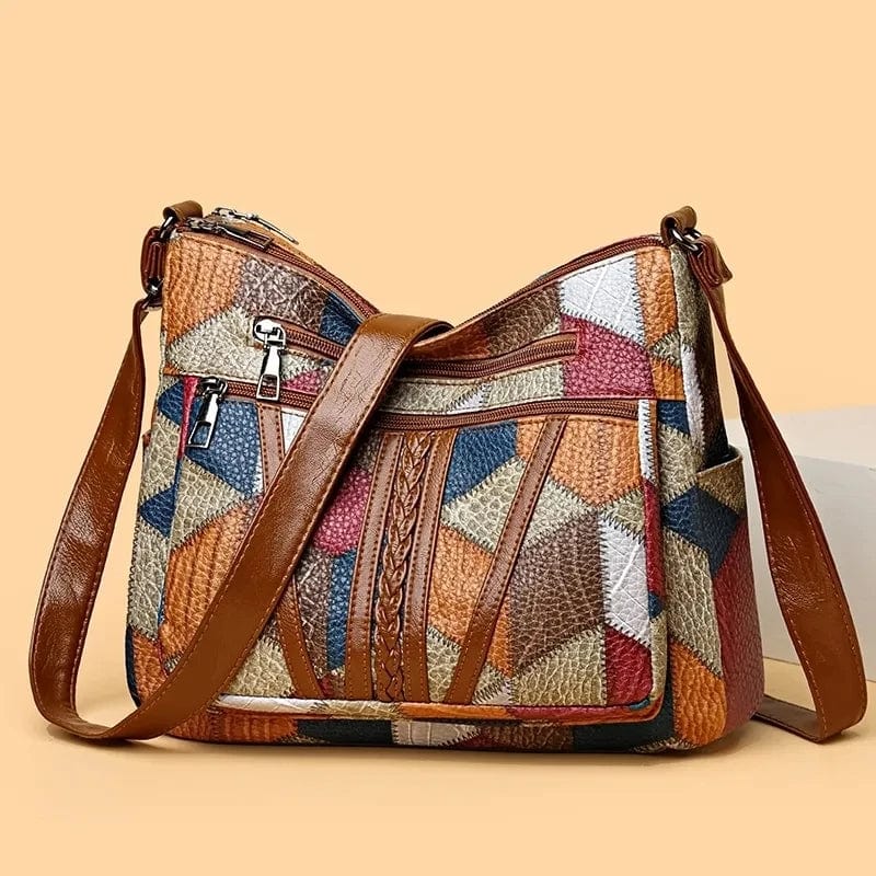 Rivelle™ | Mosaic Leather Handbag