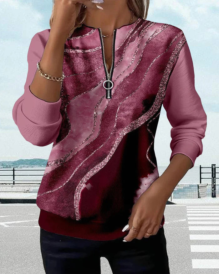 Peyton™ | Vintage Half-zip Sweatshirt