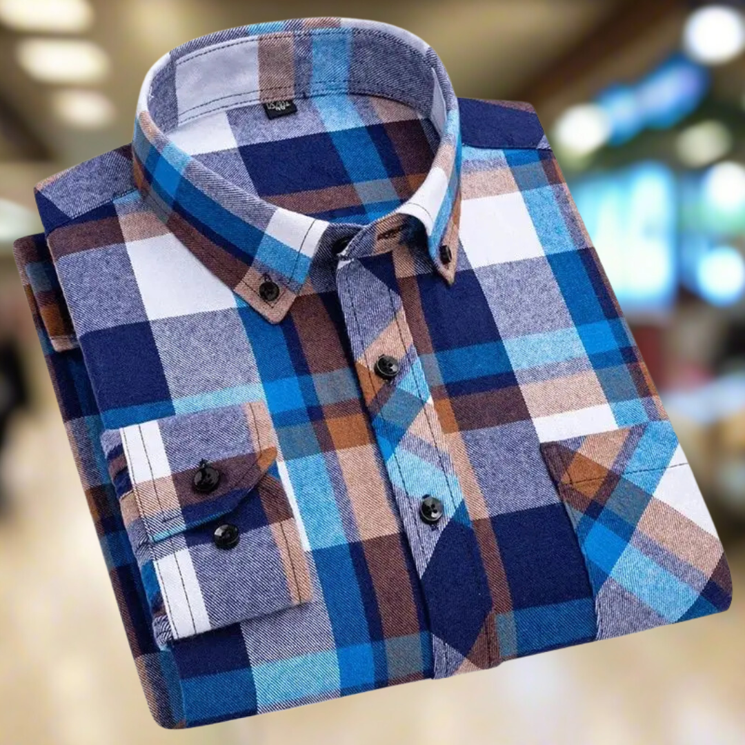 LuxePlaid™ | Heren flanellen overhemd