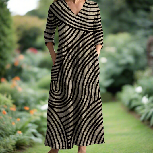 Latifa™ | Versatile Everyday Striped Dress