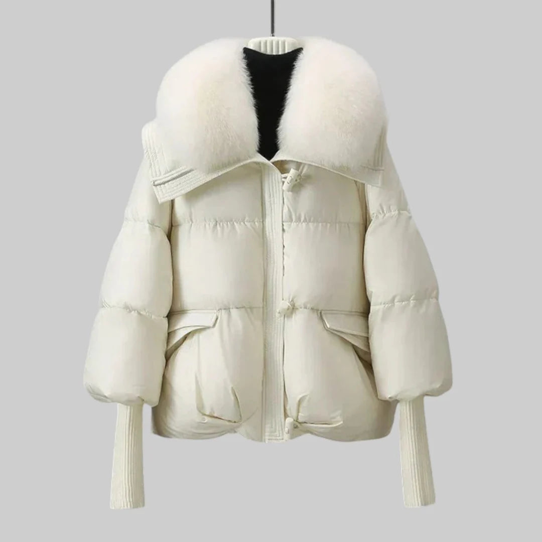 Freesia™ | Elegant Faux Fur Puffer Jacket