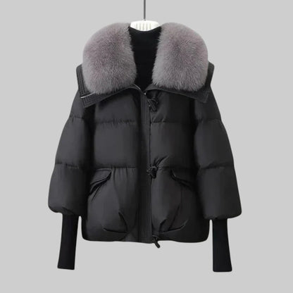 Freesia™ | Elegant Faux Fur Puffer Jacket