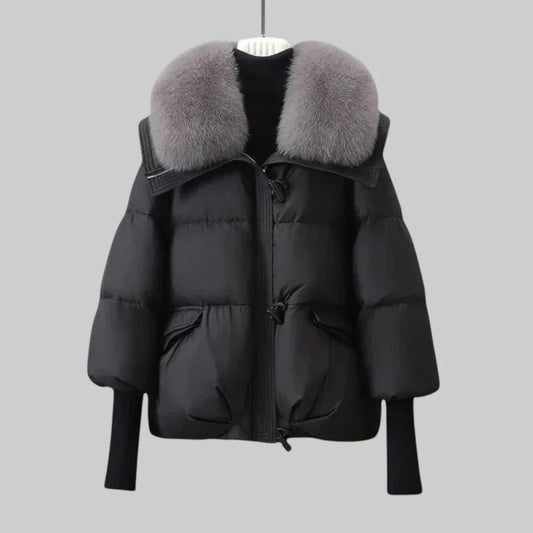 Freesia™ | Elegant Faux Fur Puffer Jacket
