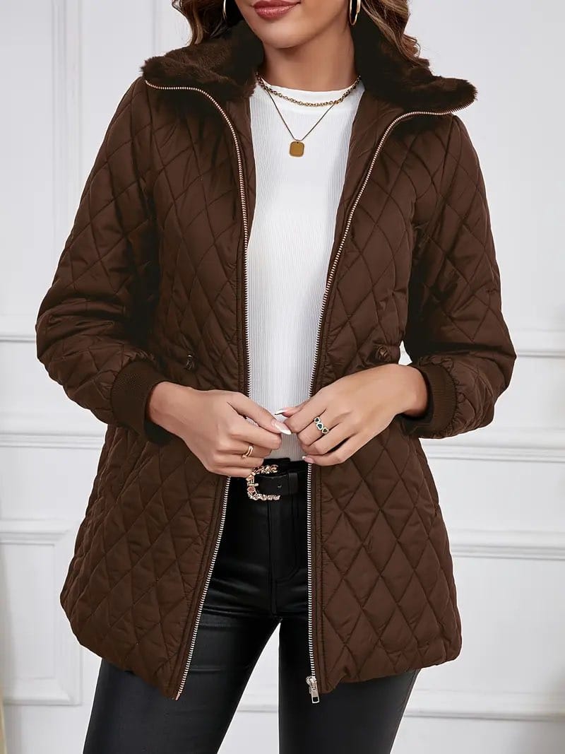 Helina™ | Cozy Quilted Coat